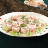 Sea Squid Steamed with  Leeks
