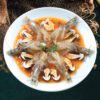 Shrimp Steamed with Termite Mushrooms