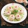 Minced Squid Steamed with King Oyster Mushrooms